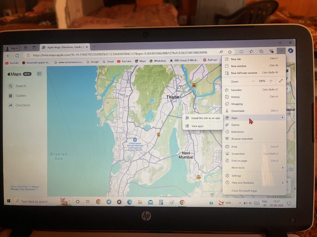 Install Apple Maps on Windows